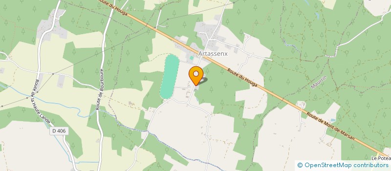 localisation de l'entreprise BRASS-BAND LES INFATIGABLES  ARTASSENX