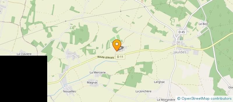 localisation de l'entreprise BRASSAC  JAULDES