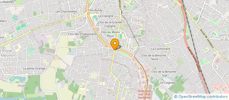 localisation de l'entreprise BRASSAERT SARL à ORLEANS