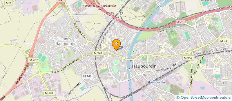 localisation de l'entreprise BRASSCORP'  HAUBOURDIN