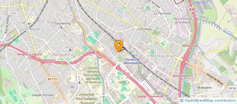 localisation de l'entreprise BRASSE BAND  TOULOUSE