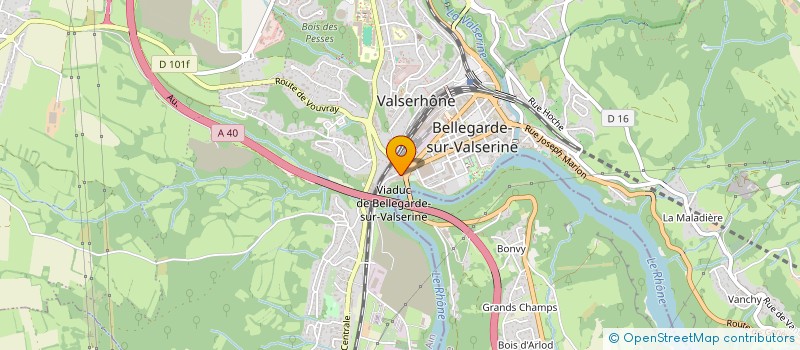 localisation de l'entreprise BRASSERIE 3B à VALSERHONE