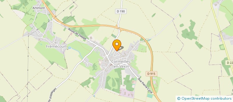 localisation de l'entreprise BRASSERIE 830 à CORMEILLES-EN-VEXIN
