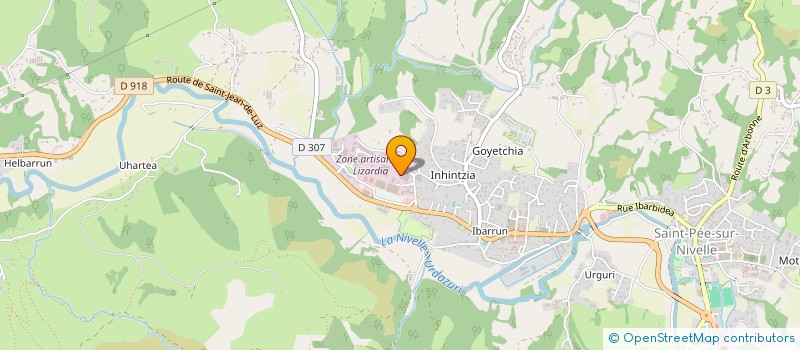 localisation de l'entreprise BRASSERIE AKERBELTZ à ASCAIN