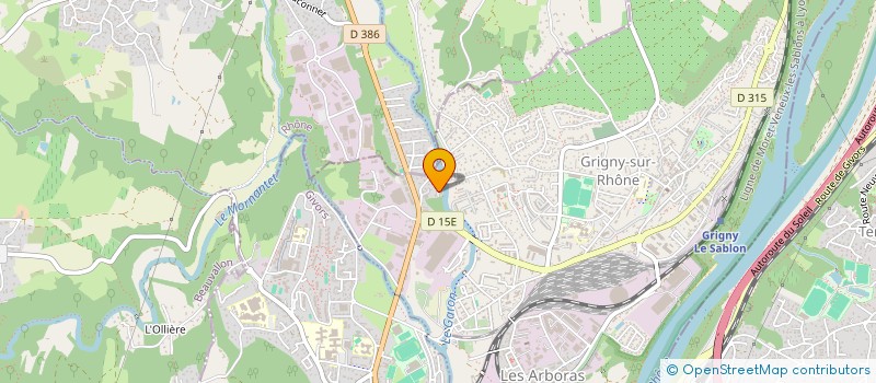 localisation de l'entreprise BRASSERIE ANIMUS  GRIGNY