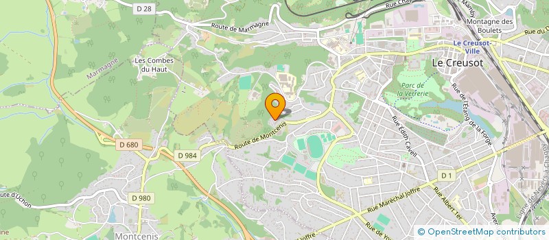 localisation de l'entreprise BRASSERIE ARTISANALE AUTRE MONDE  LE CREUSOT