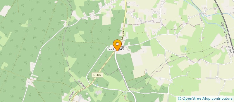 localisation de l'entreprise BRASSERIE ARTISANALE BELLE VALLEE  LAIGNE EN BELIN