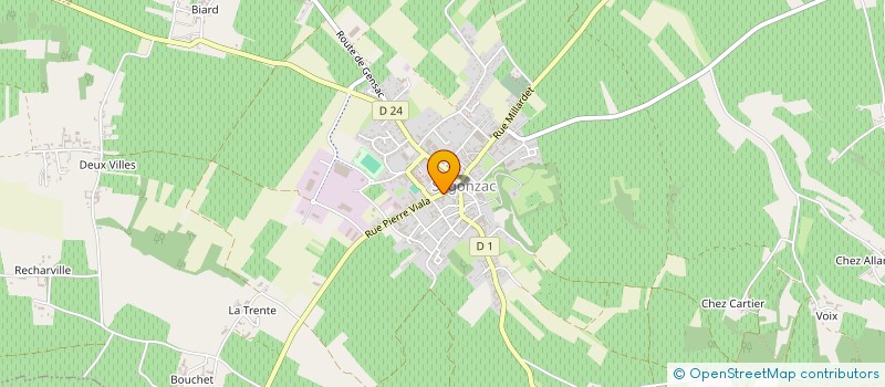 localisation de l'entreprise BRASSERIE ARTISANALE COGNACAISE à SEGONZAC