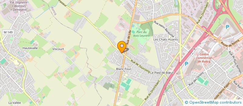 localisation de l'entreprise BRASSERIE ARTISANALE DES LIONS à RONCQ