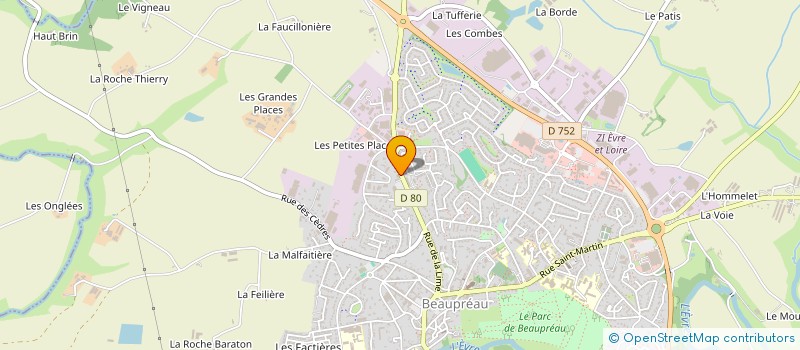 localisation de l'entreprise BRASSERIE ARTISANALE DES MAUGES à BEAUPREAU-EN-MAUGES