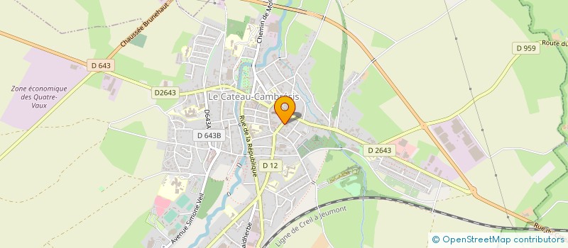localisation de l'entreprise BRASSERIE ARTISANALE DU CATEAU-CAMBRESIS à LE CATEAU-CAMBRESIS