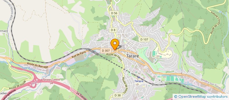 localisation de l'entreprise BRASSERIE ARTISANALE HOODO  TARARE