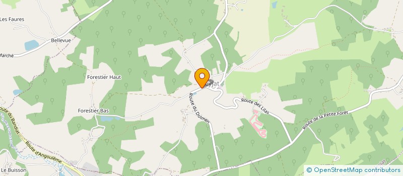 localisation de l'entreprise BRASSERIE ARTISANALE PERIGORD VERT  TEYJAT