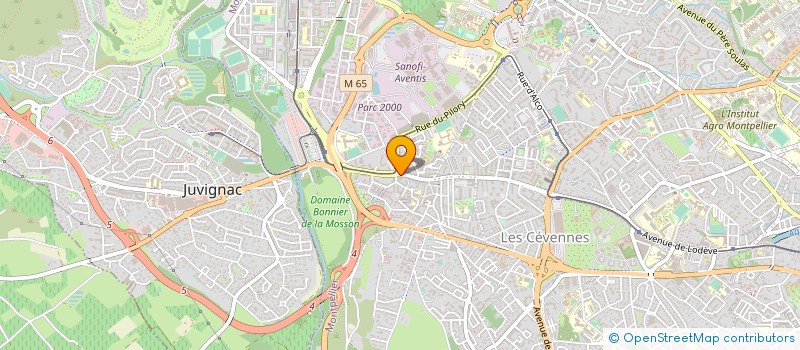 localisation de l'entreprise BRASSERIE AUX MOINES à MONTPELLIER