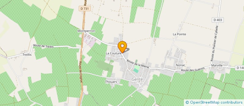 localisation de l'entreprise BRASSERIE B-BIERE  GENTE