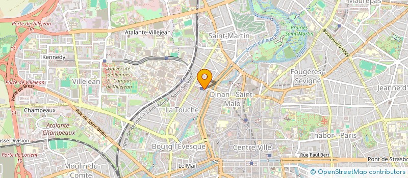 localisation de l'entreprise BRASSERIE BELTANE  RENNES