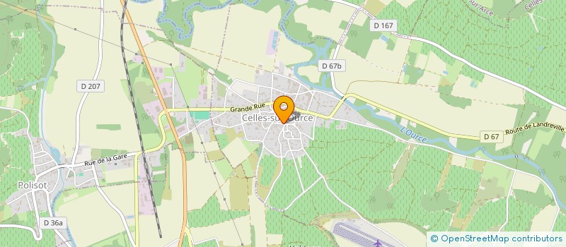 localisation de l'entreprise BRASSERIE BILOE  CELLES-SUR-OURCE