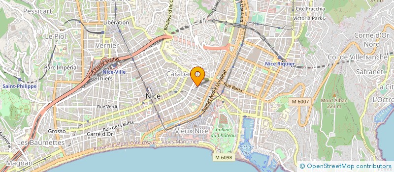 localisation de l'entreprise BRASSERIE BLEUE à NICE