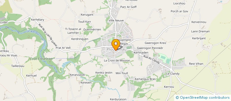 localisation de l'entreprise BRASSERIE BORDELO  PLOUMILLIAU