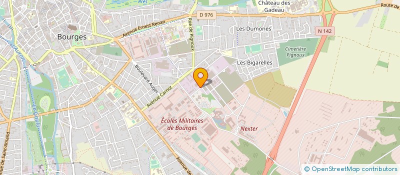 localisation de l'entreprise BRASSERIE BOS à BOURGES