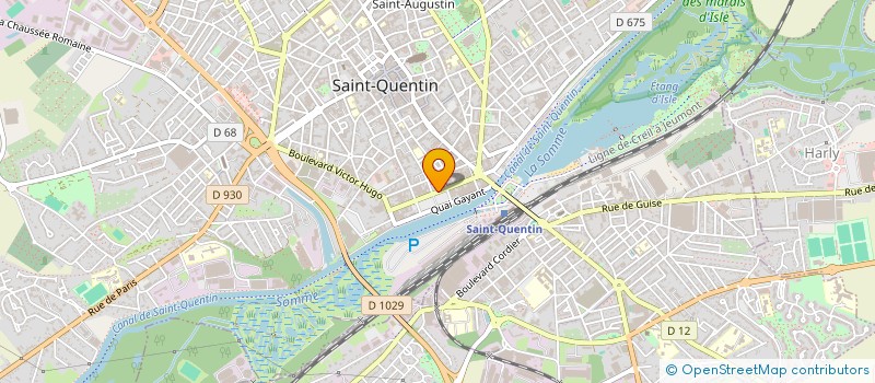 localisation de l'entreprise BRASSERIE BOUBIELA à SAINT-QUENTIN