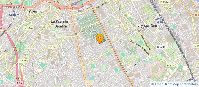 localisation de l'entreprise BRASSERIE BRUTALE  IVRY-SUR-SEINE