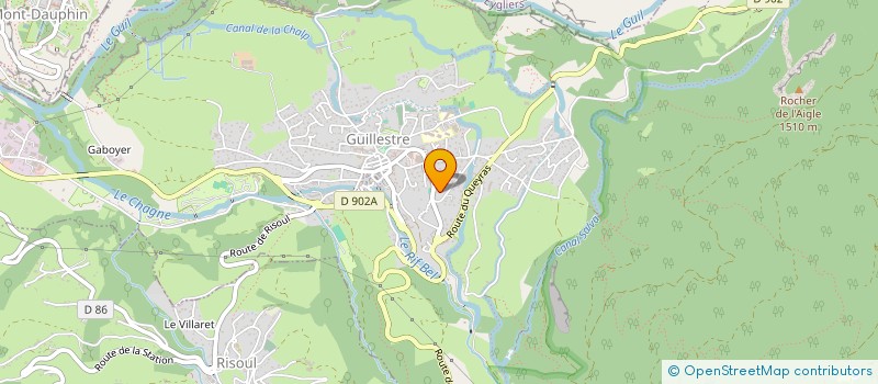 localisation de l'entreprise BRASSERIE BUTCHER'S  GUILLESTRE