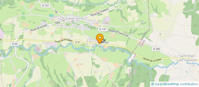 localisation de l'entreprise BRASSERIE CABULE  LE GRAND-SERRE