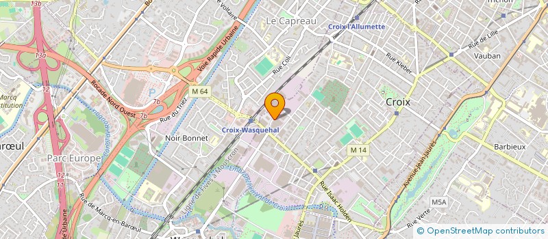 localisation de l'entreprise BRASSERIE CAMBIER à CROIX