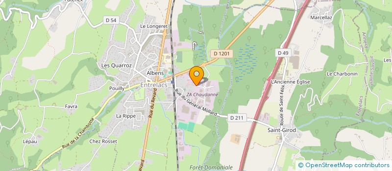 localisation de l'entreprise BRASSERIE CAQUOT  ENTRELACS