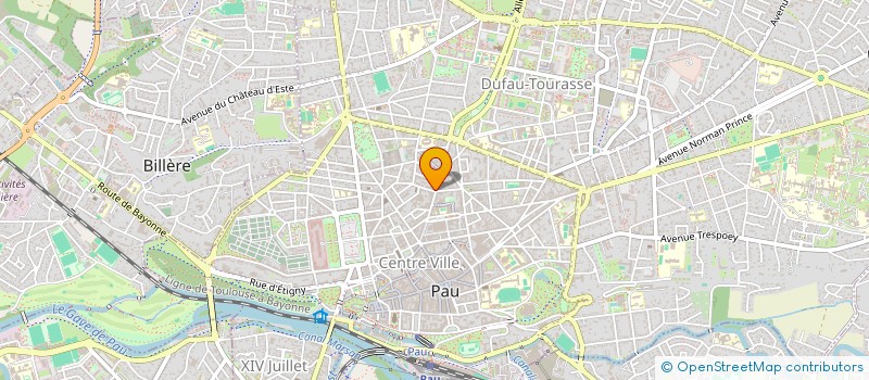 localisation de l'entreprise BRASSERIE CARNOT à PAU