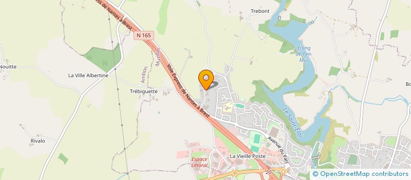 localisation de l'entreprise BRASSERIE CASSE-GRAIN  DAMGAN