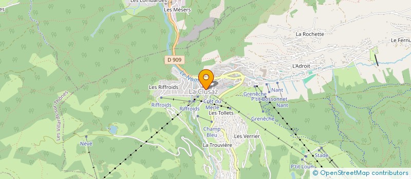 localisation de l'entreprise BRASSERIE CENTRALE à LA CLUSAZ