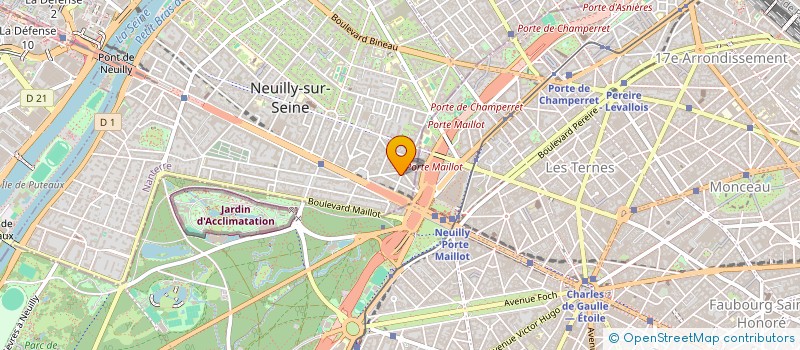 localisation de l'entreprise BRASSERIE CHARLIE à NEUILLY-SUR-SEINE