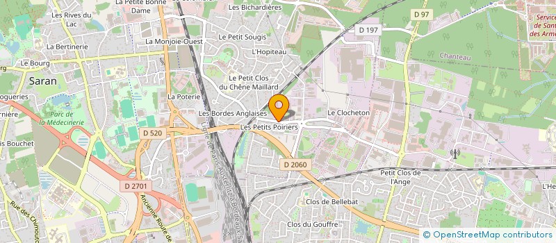 localisation de l'entreprise BRASSERIE CHATELET OUEST à SARAN
