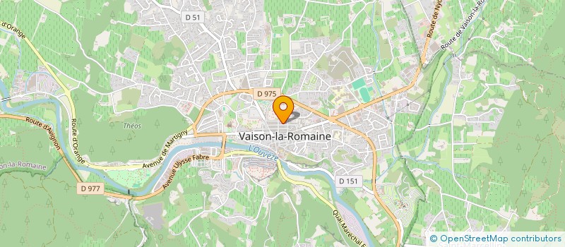 localisation de l'entreprise BRASSERIE CHEZ FRED  VAISON-LA-ROMAINE