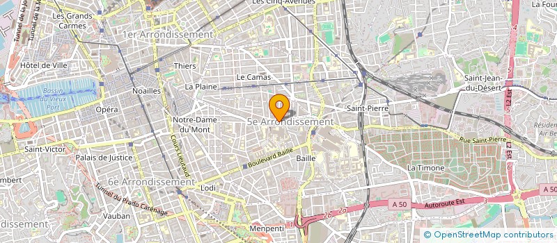 localisation de l'entreprise BRASSERIE CONCEPT à MARSEILLE