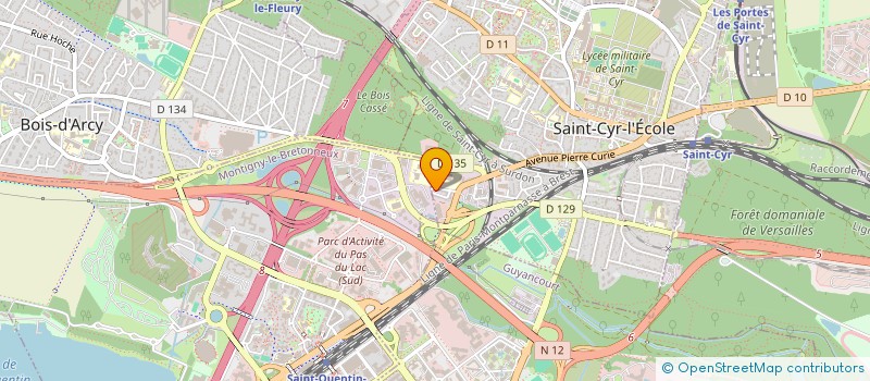 localisation de l'entreprise BRASSERIE CROIZAT  SAINT-CYR-L'ECOLE