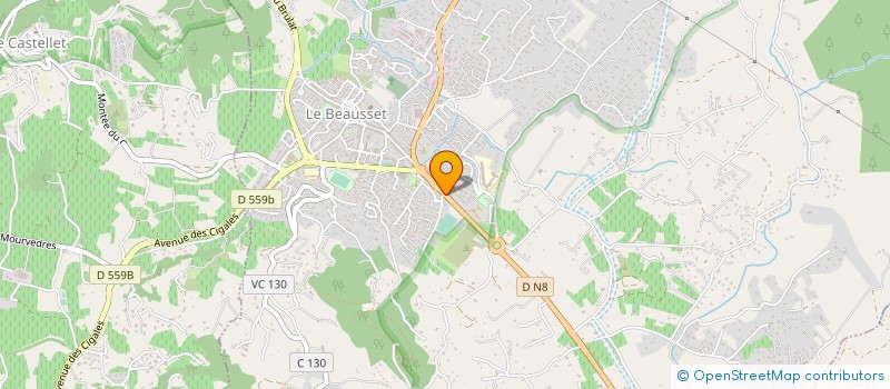 localisation de l'entreprise BRASSERIE D A COTE  LE BEAUSSET