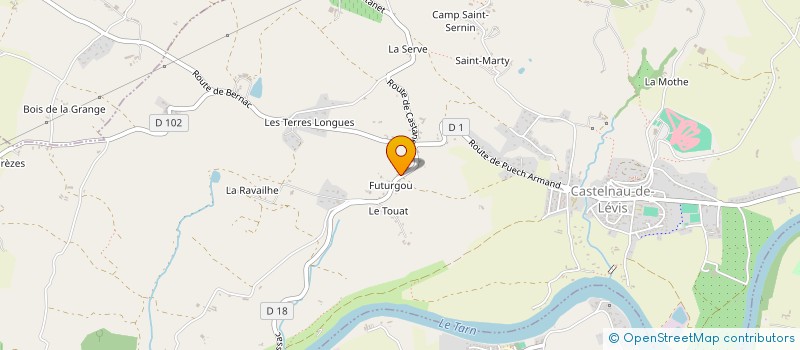 localisation de l'entreprise BRASSERIE D'HOUBLON LA MISE  CASTELNAU-DE-LEVIS