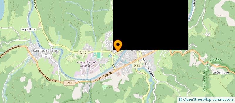 localisation de l'entreprise BRASSERIE D'OLT  SAINT GENIEZ D'OLT ET D'AUBRAC
