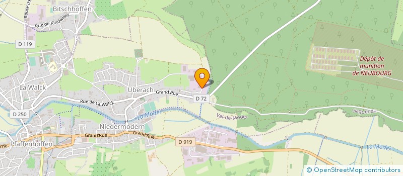localisation de l'entreprise BRASSERIE D'UBERACH à VAL-DE-MODER