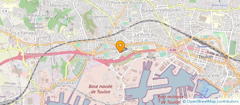 localisation de l'entreprise BRASSERIE DE BON RENCONTRE à TOULON