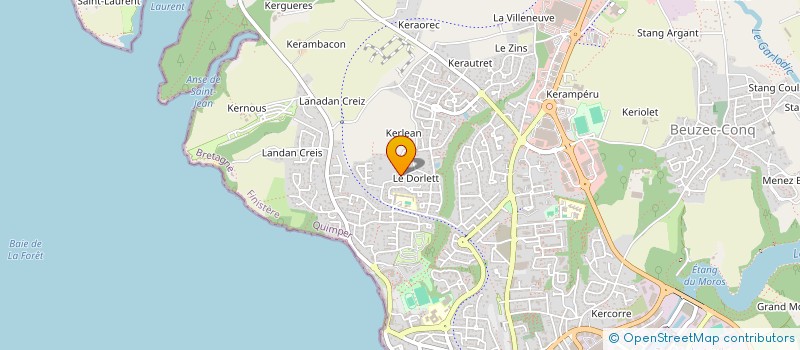 localisation de l'entreprise BRASSERIE DE CORNOUAILLE à CONCARNEAU