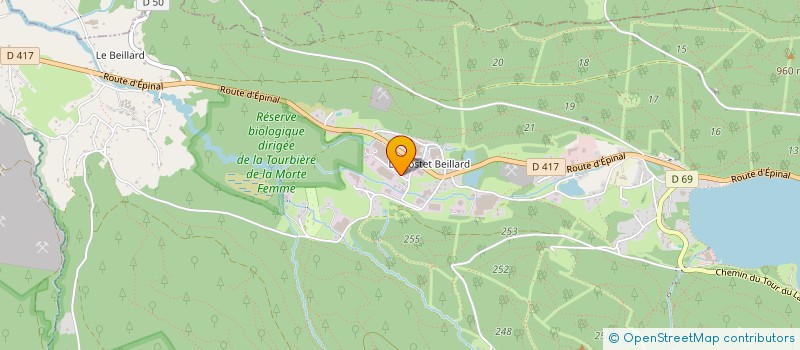 localisation de l'entreprise BRASSERIE DE GERARDMER à GERARDMER
