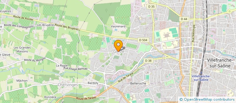 localisation de l'entreprise BRASSERIE DE GLEIZE  GLEIZE