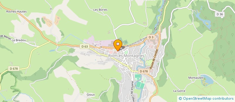 localisation de l'entreprise BRASSERIE DE L'ECIR à RIOM-ES-MONTAGNES