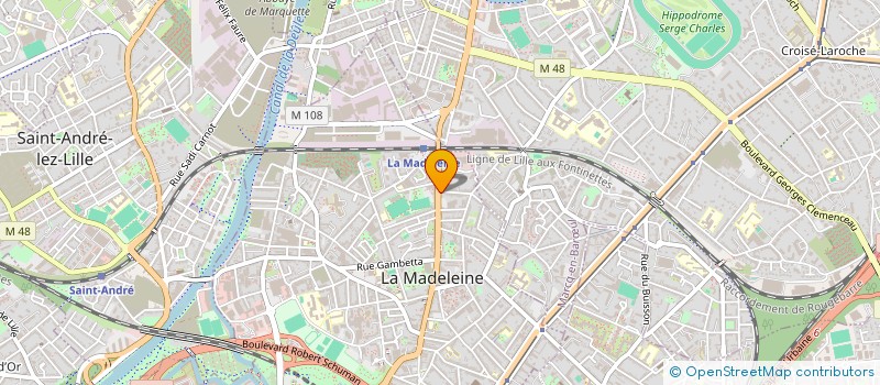 localisation de l'entreprise BRASSERIE DE L EDEN à LA MADELEINE