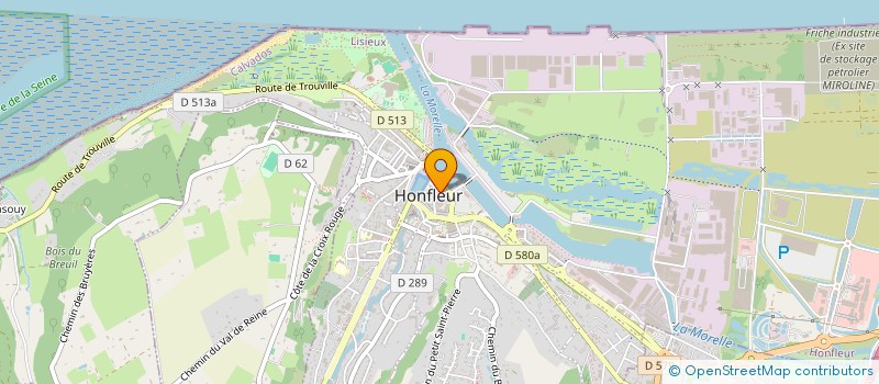 localisation de l'entreprise BRASSERIE DE L'ENCLOS à HONFLEUR