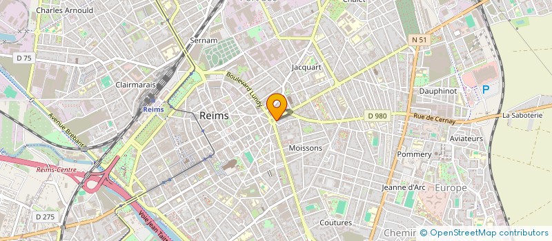 localisation de l'entreprise BRASSERIE DE L'ESPLANADE  REIMS
